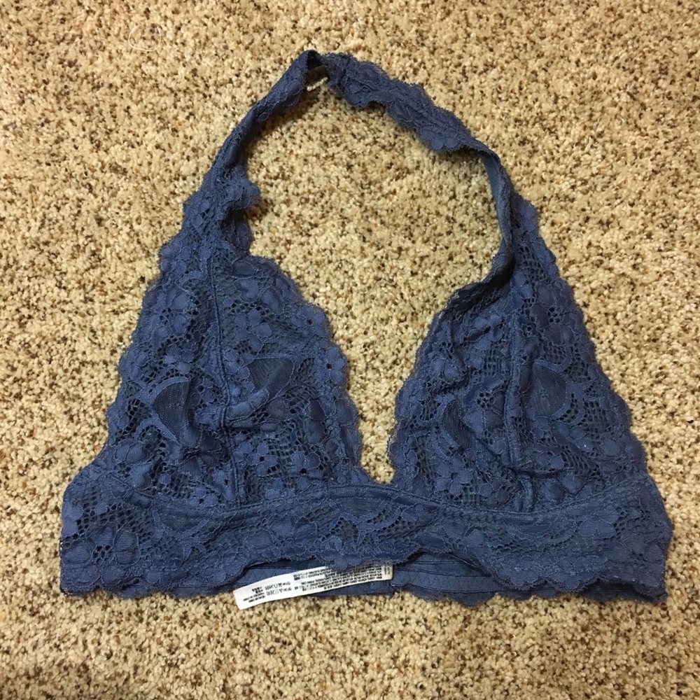 Free People Lace Halter Bra